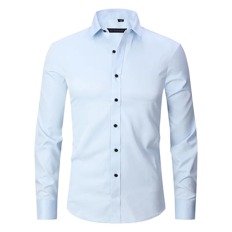 Strijkvrij Slim Fit Herenoverhemd Formeel