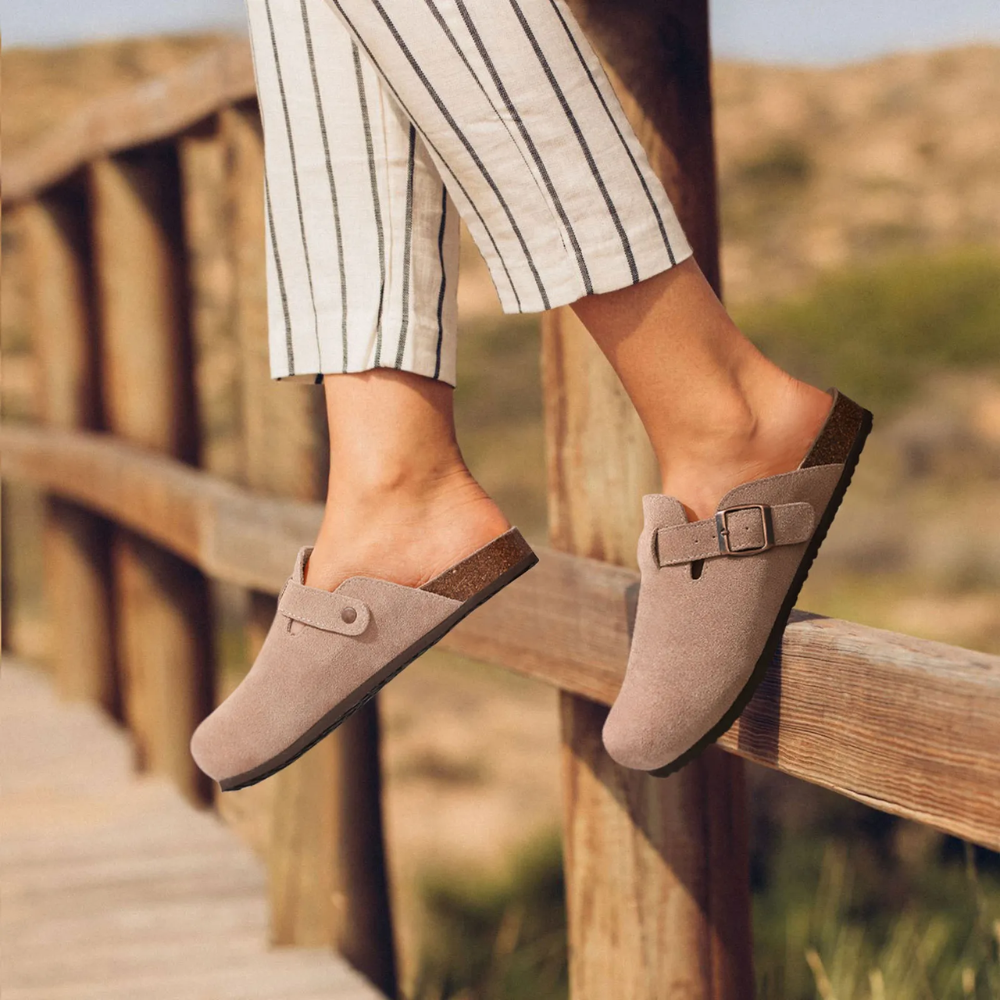 Suède Kurk Slippers voor Dames