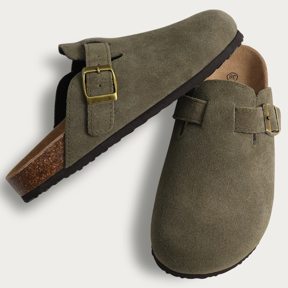 Suède Kurk Slippers voor Dames