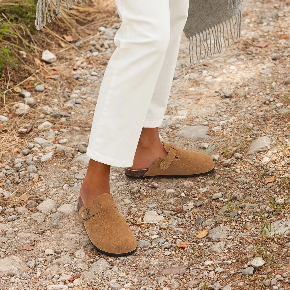 Suède Kurk Slippers voor Dames