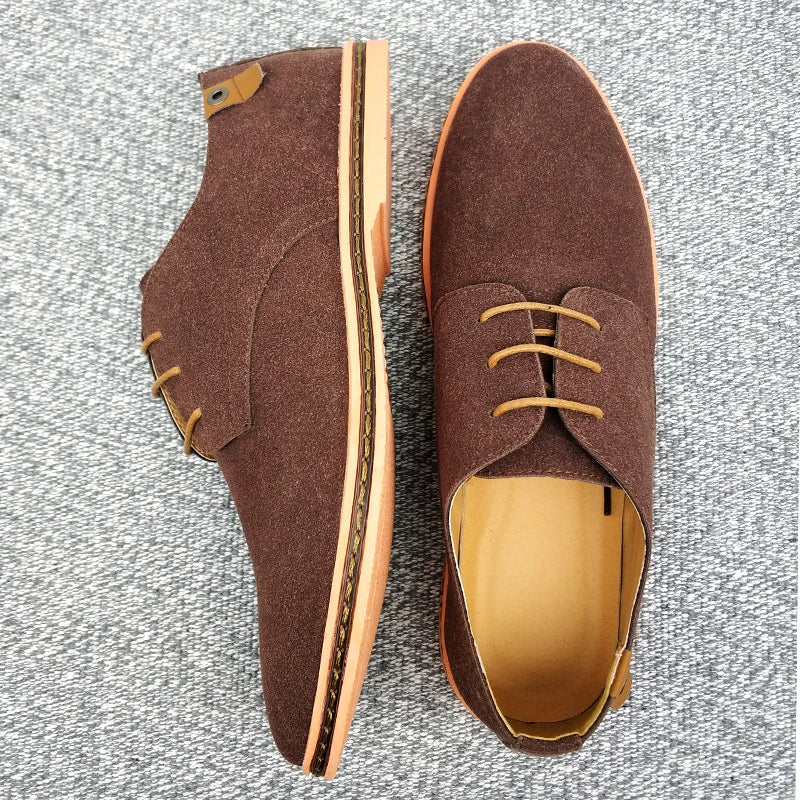 Suède Leren Oxford Schoenen voor Heren