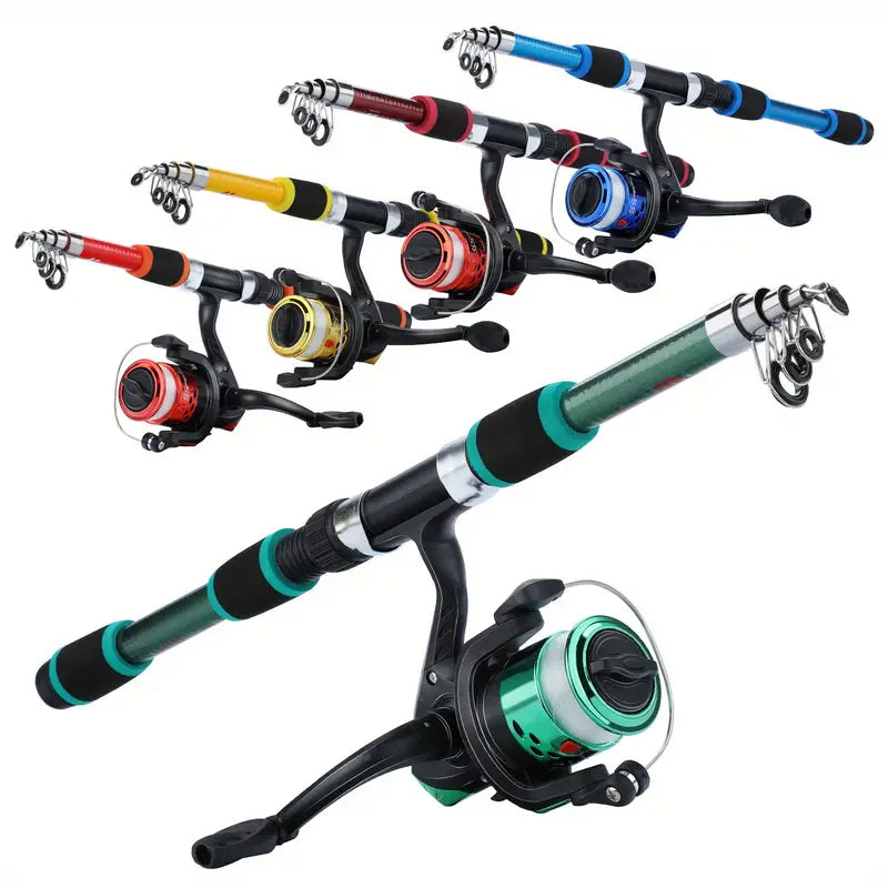 Telescopische Vissersset 1,8m met Reel