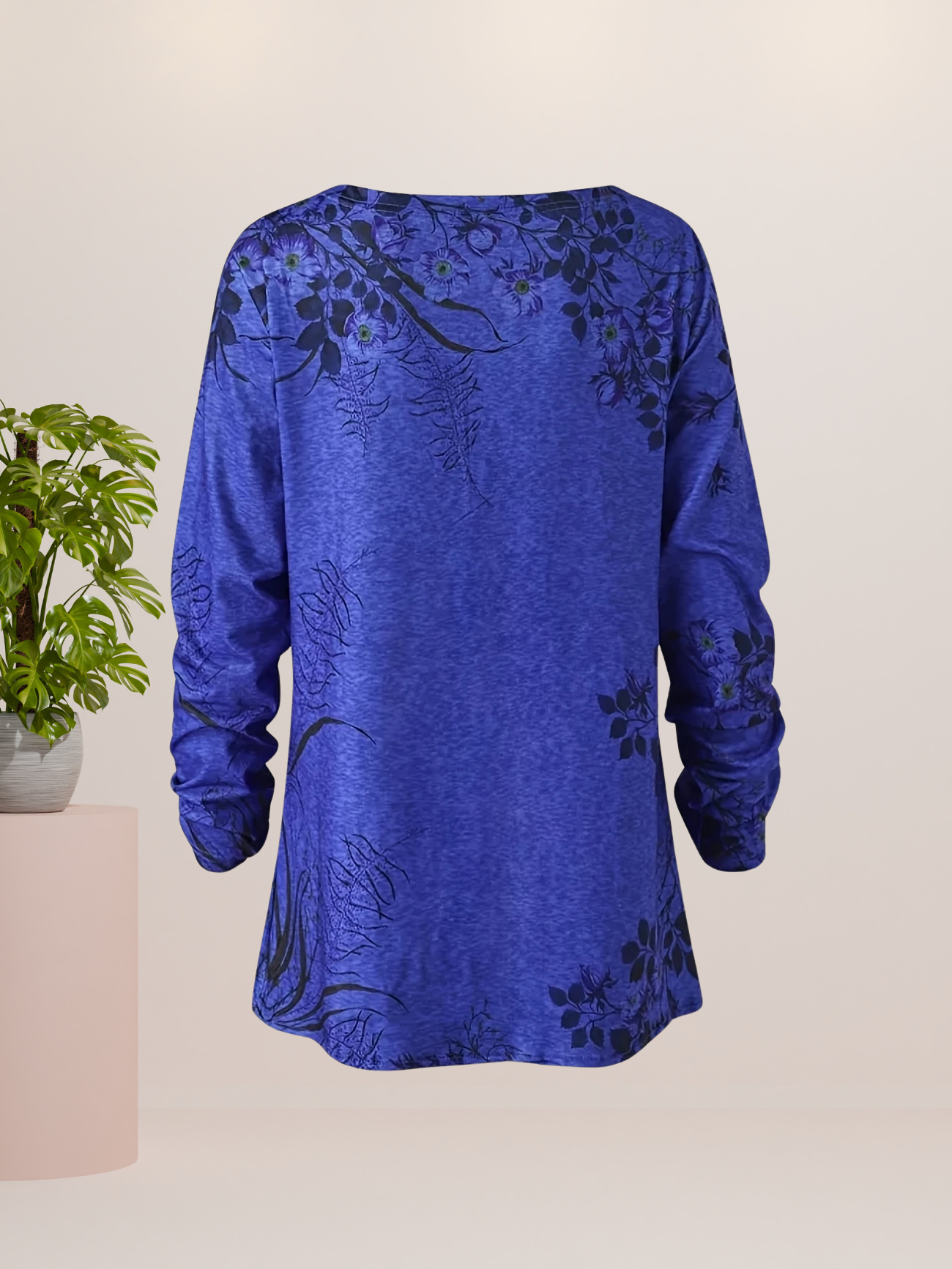 Thekla Bloemenprint T-Shirt Lange Mouwen