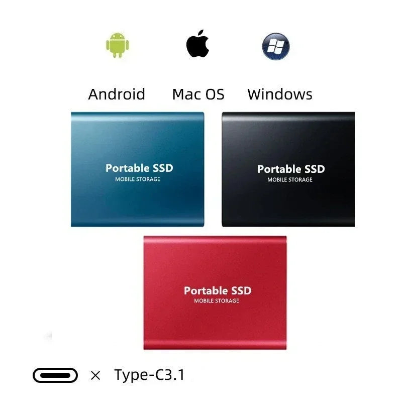 Ultrasnelle Externe SSD Drive Pro