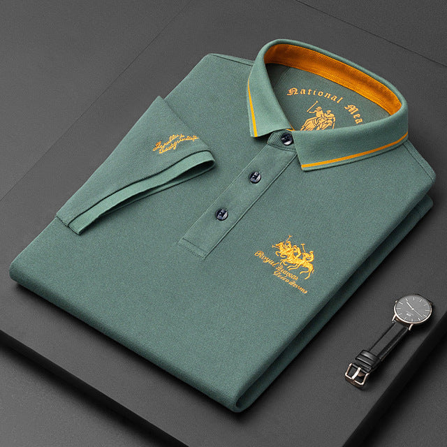 Unieke Stijlvolle Heren Polo Shirt