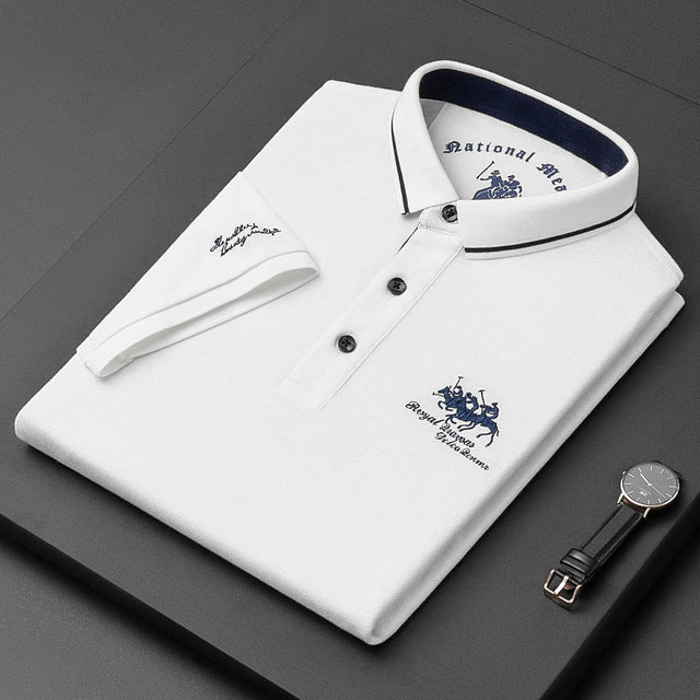 Unieke Stijlvolle Heren Polo Shirt