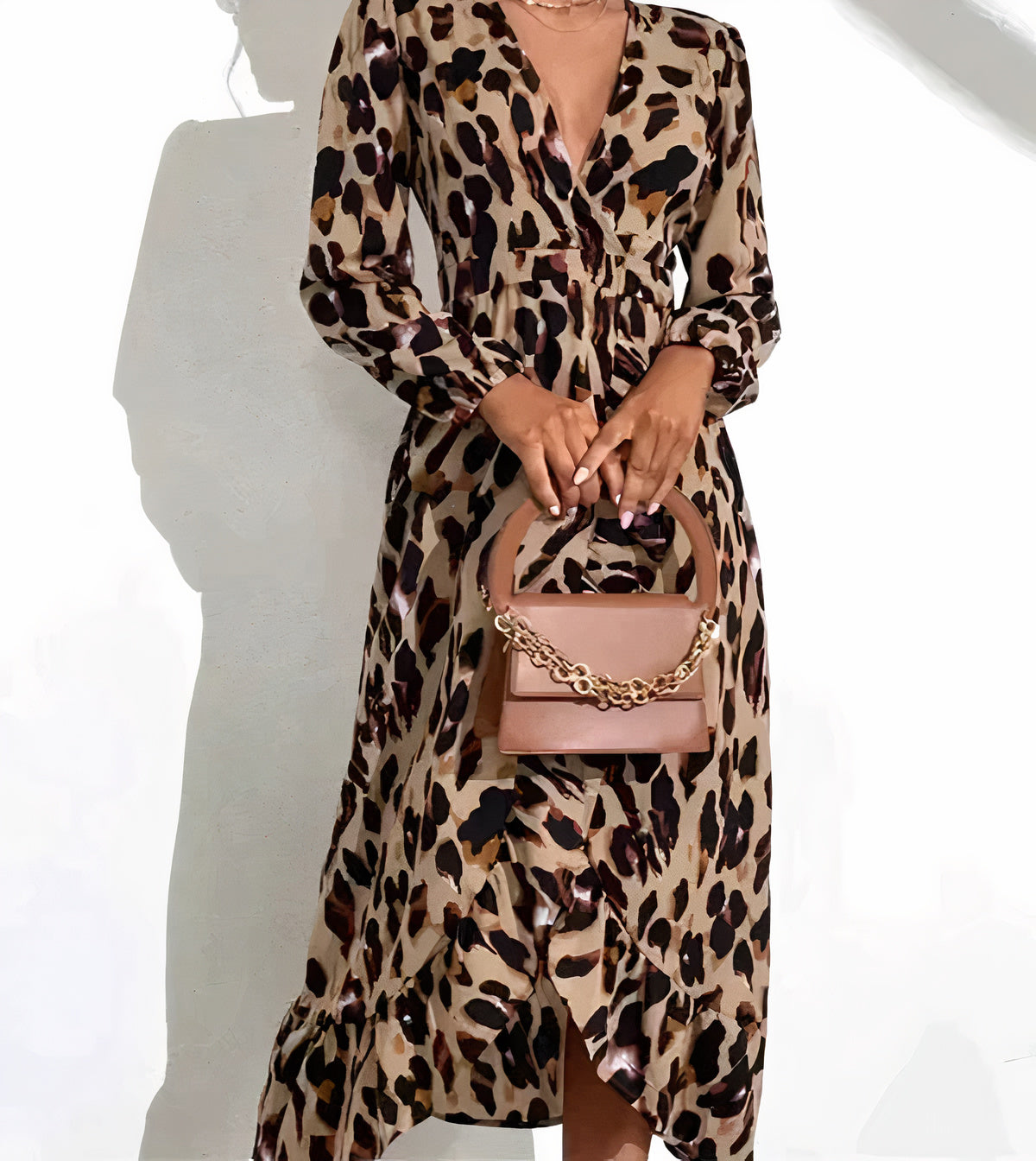 V-hals Jurk Sandra - Comfort & Stijl
