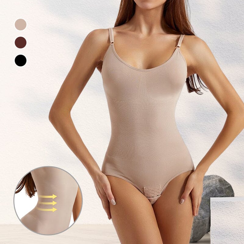Verfijnde Naadloze Shaping Bodysuit met Compressie