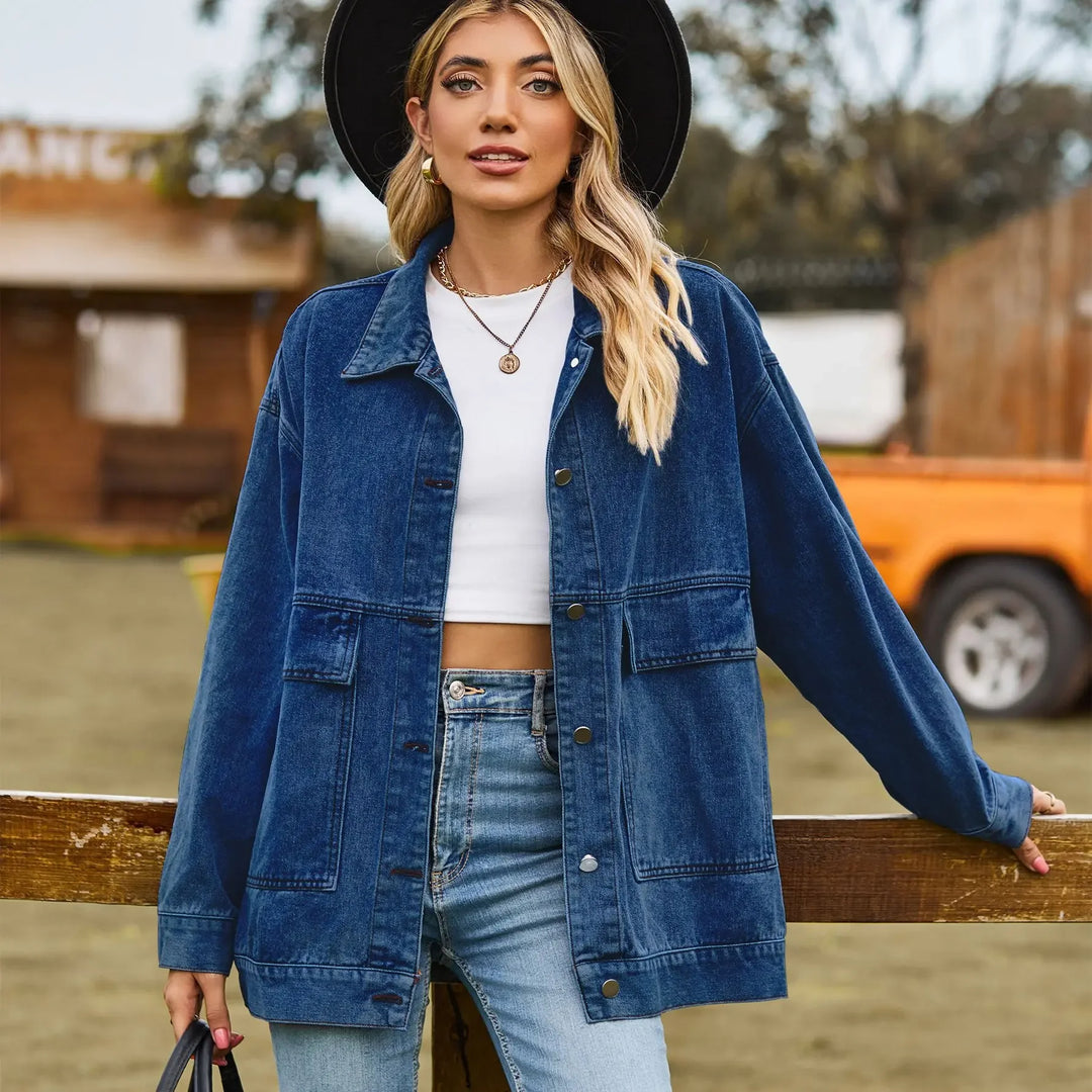 Vintage Denim Jack voor Dames