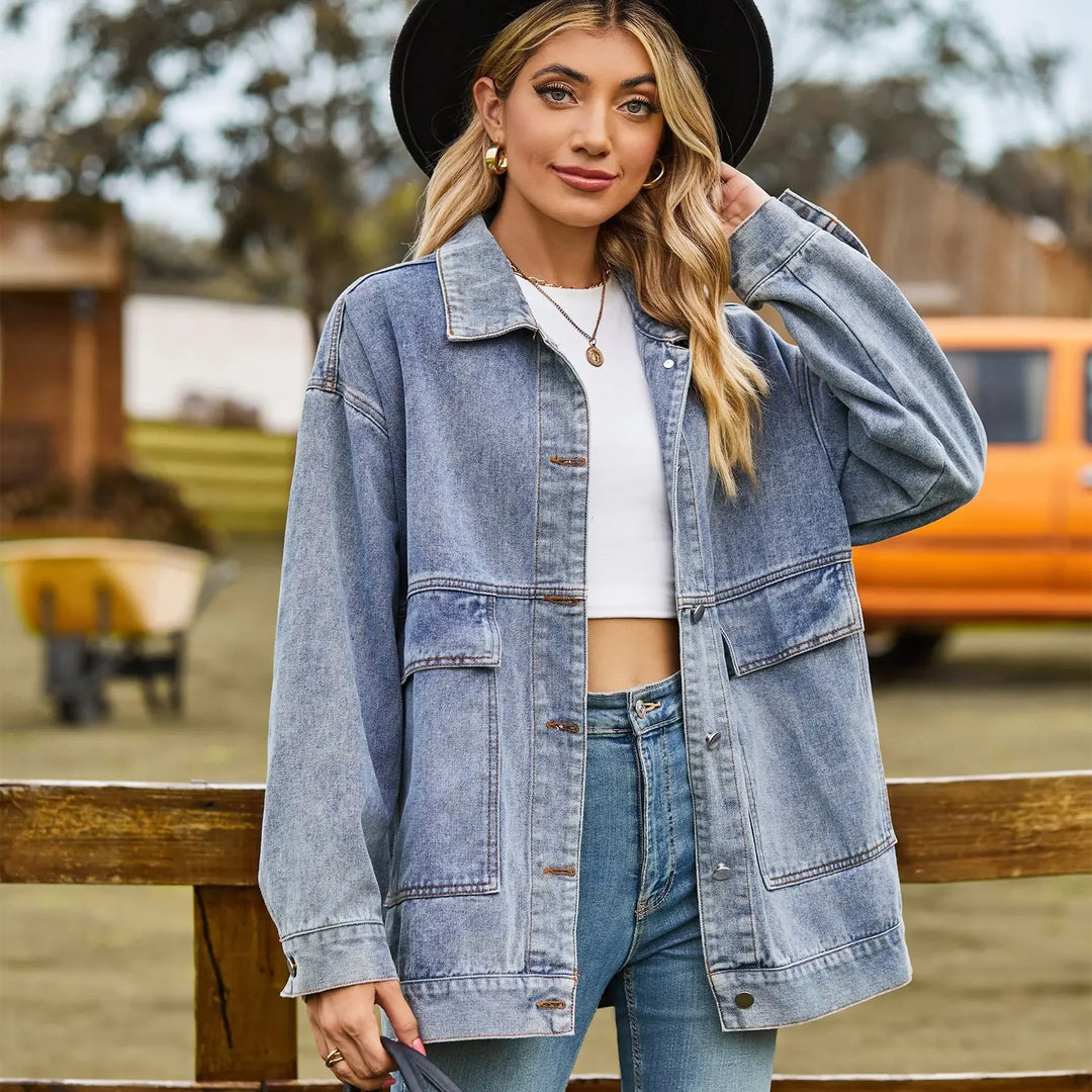 Vintage Denim Jack voor Dames
