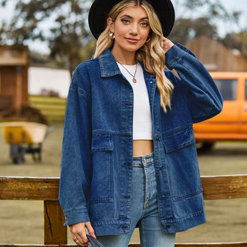 Vintage Denim Jack voor Dames
