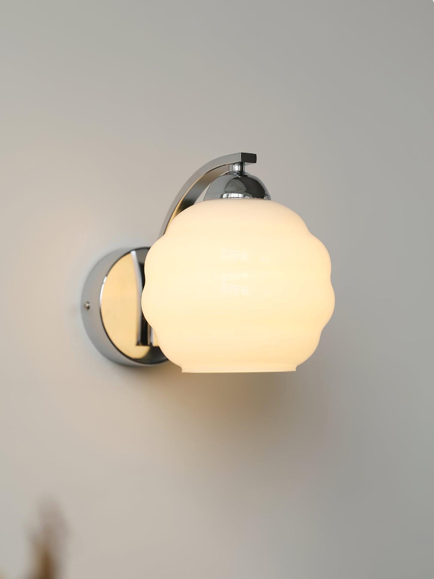 Vintage Wandlamp Martine - Glas Met Art Deco Stijl