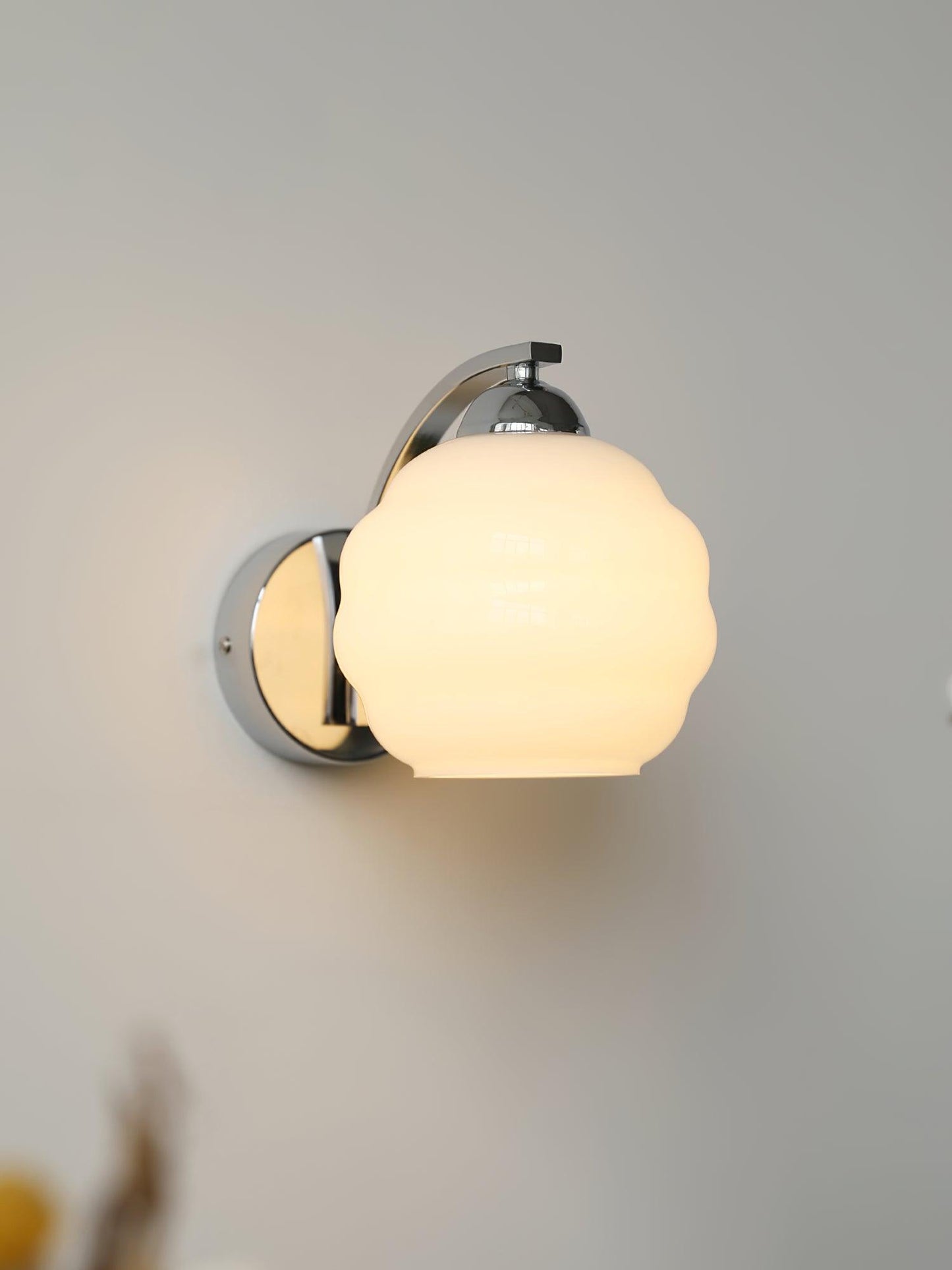 Vintage Wandlamp Martine - Glas Met Art Deco Stijl