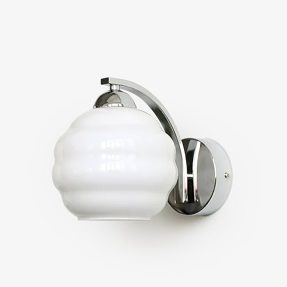 Vintage Wandlamp Martine - Glas Met Art Deco Stijl