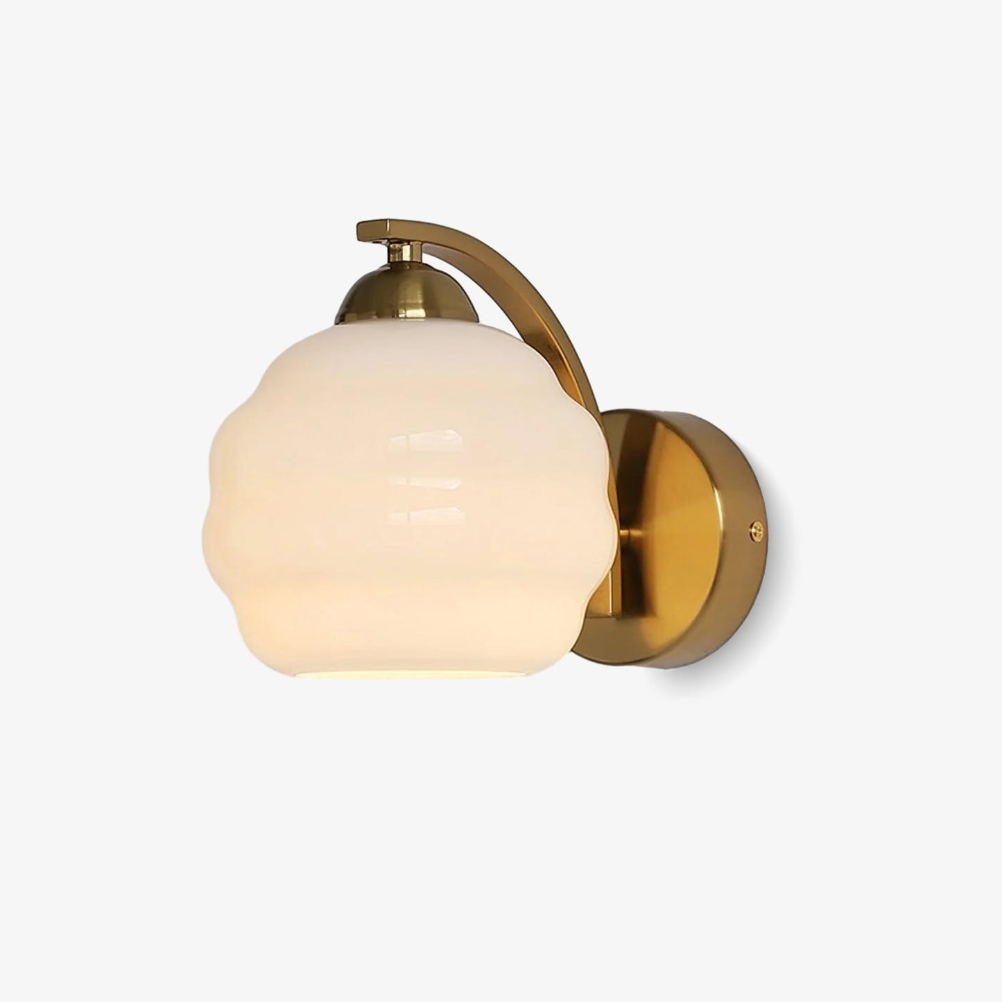 Vintage Wandlamp Martine - Glas Met Art Deco Stijl