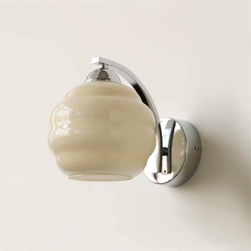 Vintage Wandlamp Martine - Glas Met Art Deco Stijl