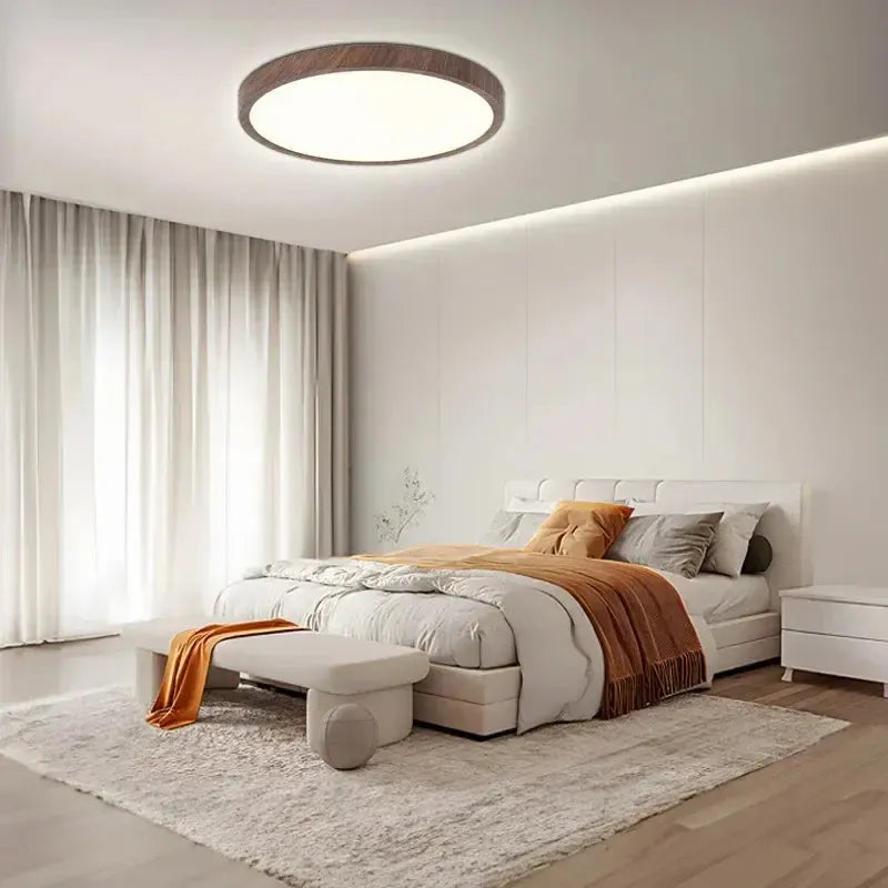 Walnoot Design Piet Plafondlamp - LED Verlichting