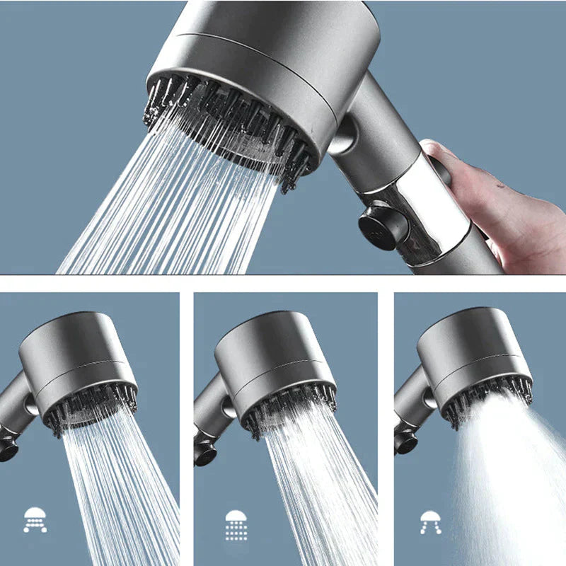 Waterbesparende Douchekop met Filter en Drie Standen