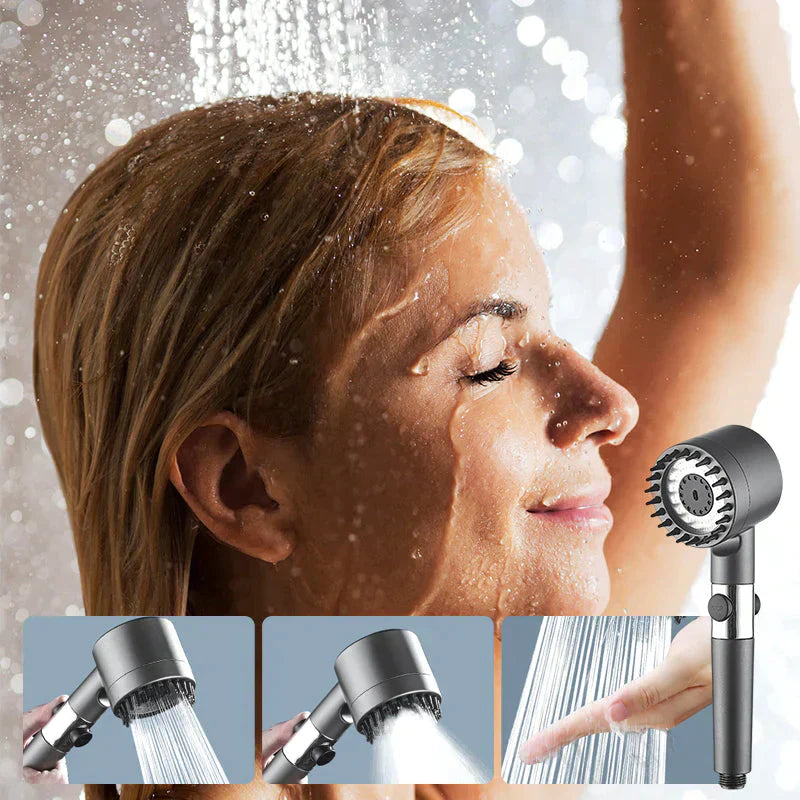 Waterbesparende Douchekop met Filter en Drie Standen