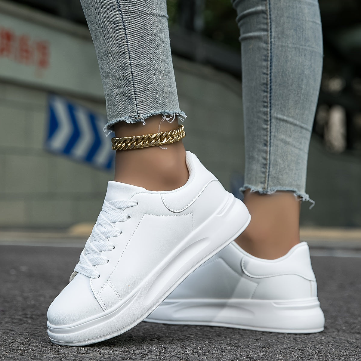 Witte Dames Sneakers - Comfort en Stijl