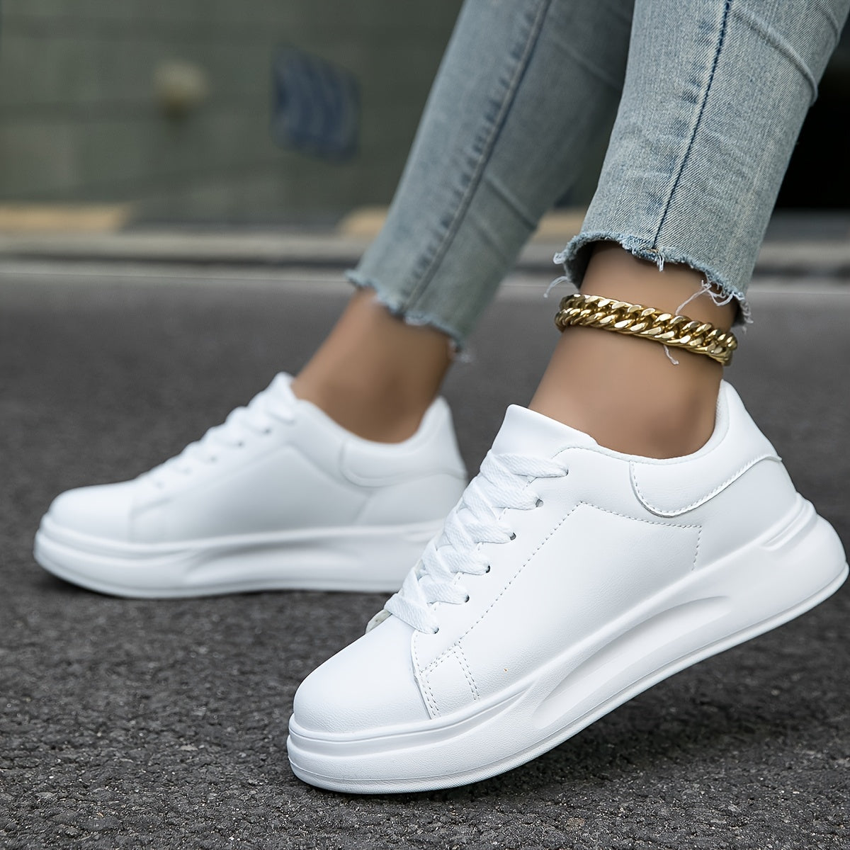 Witte Dames Sneakers - Comfort en Stijl