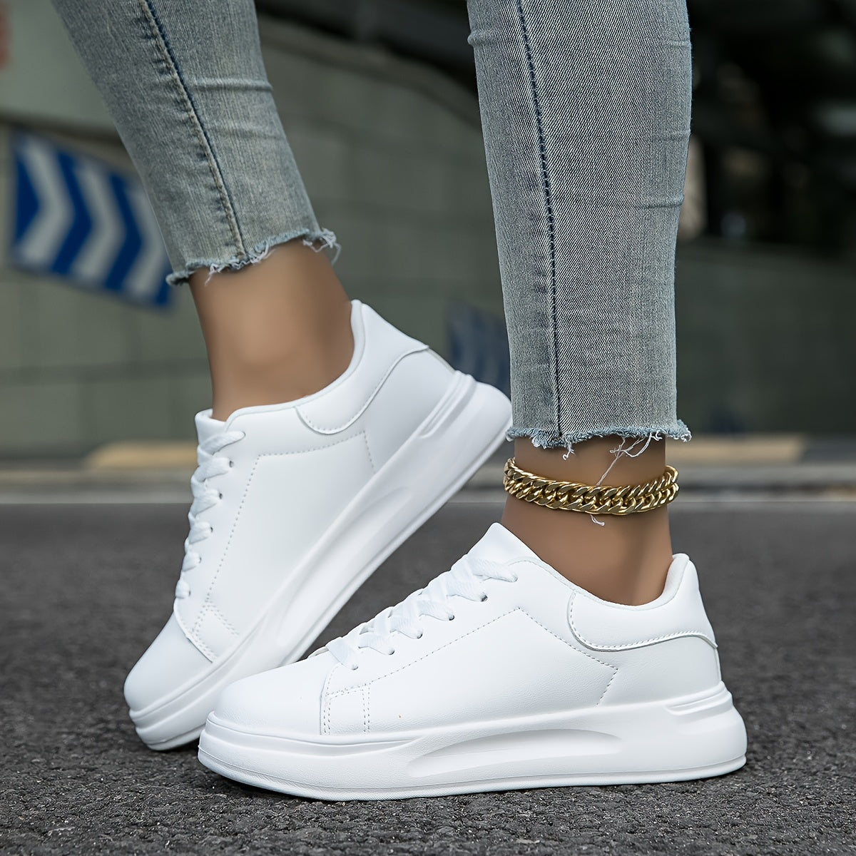 Witte Dames Sneakers - Comfort en Stijl