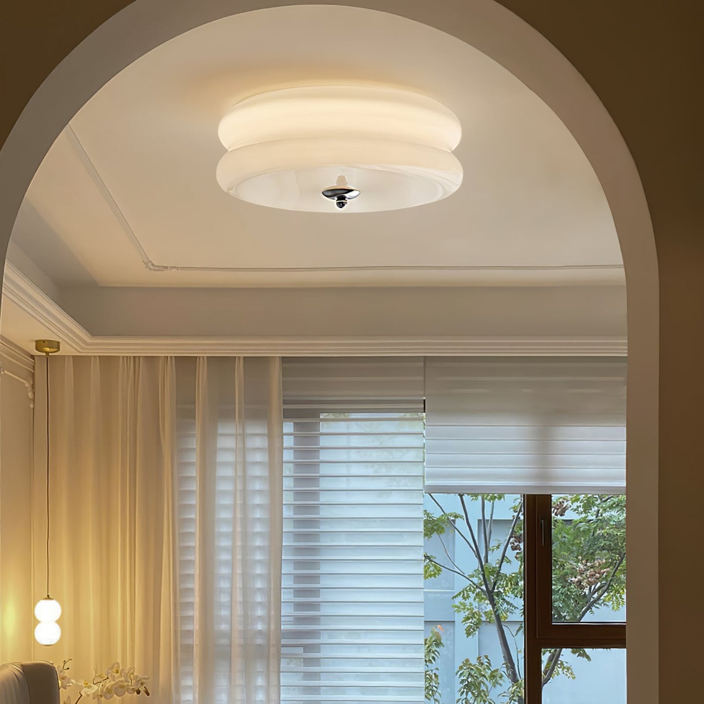 Xabier Geometrische Vintage Plafondlamp - Glas LED