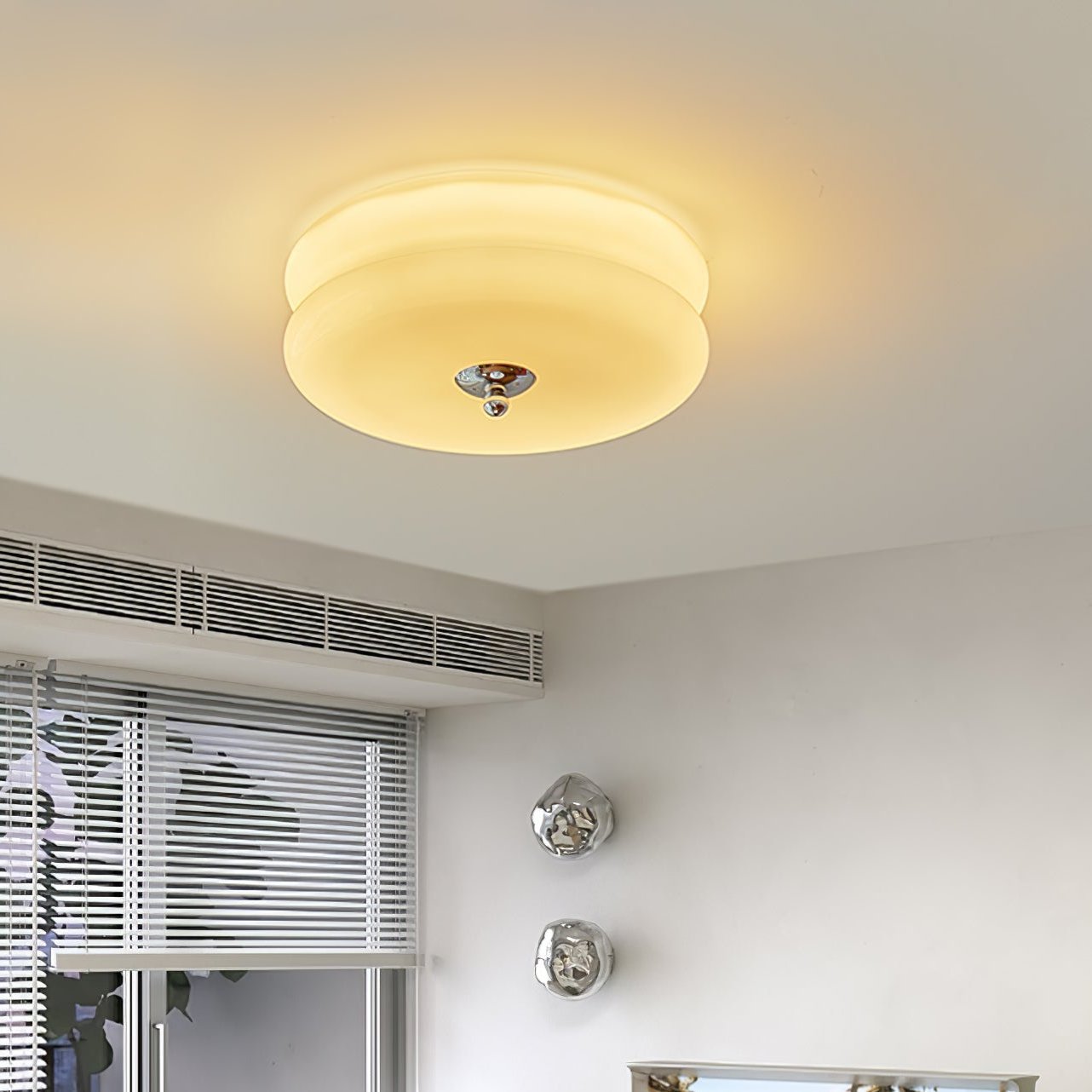 Xabier Geometrische Vintage Plafondlamp - Glas LED