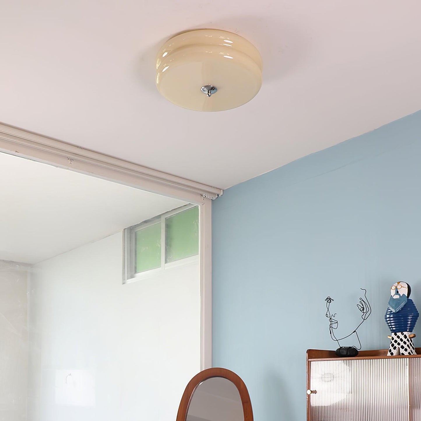 Xabier Geometrische Vintage Plafondlamp - Glas LED