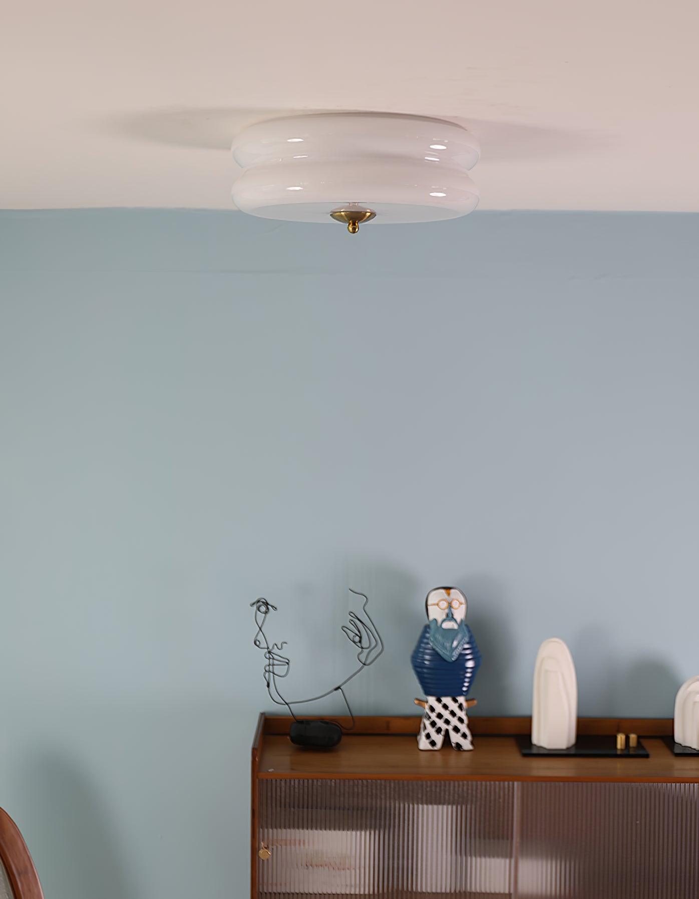 Xabier Geometrische Vintage Plafondlamp - Glas LED
