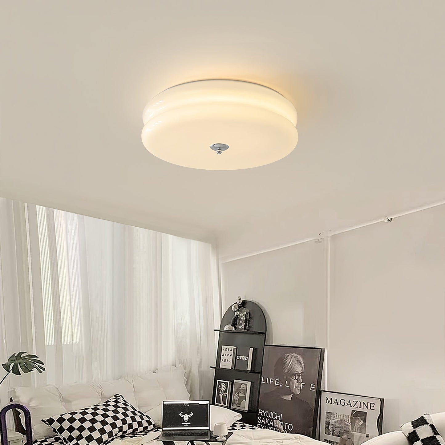 Xabier Geometrische Vintage Plafondlamp - Glas LED
