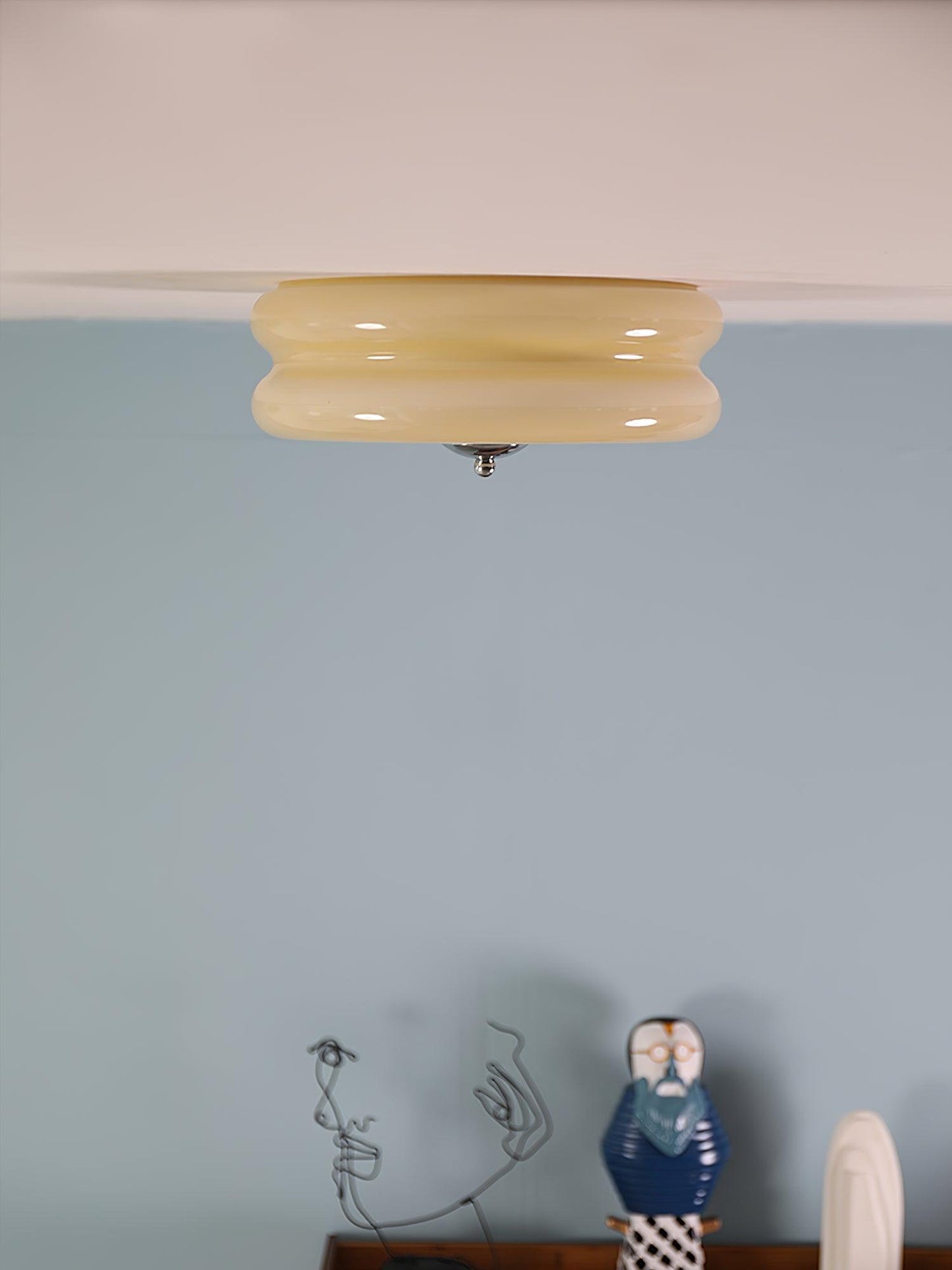 Xabier Geometrische Vintage Plafondlamp - Glas LED