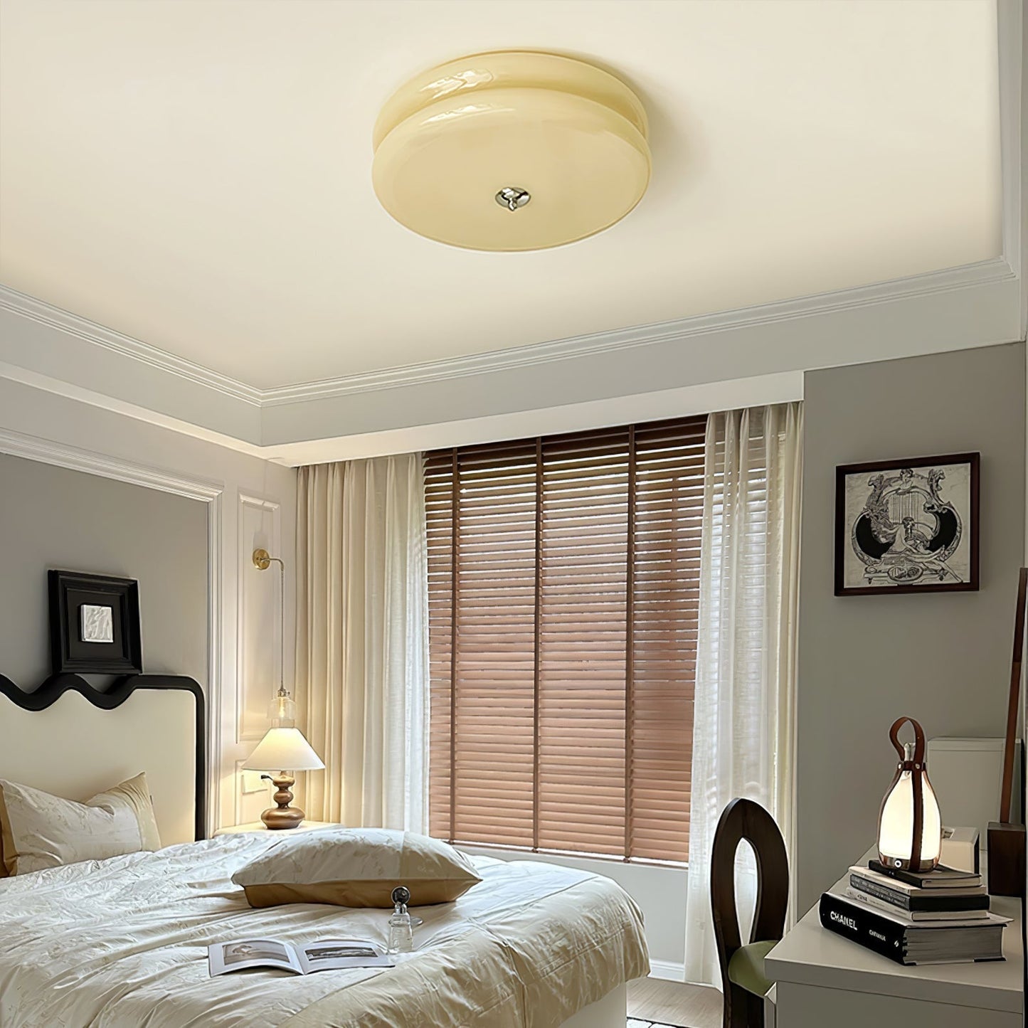 Xabier Geometrische Vintage Plafondlamp - Glas LED