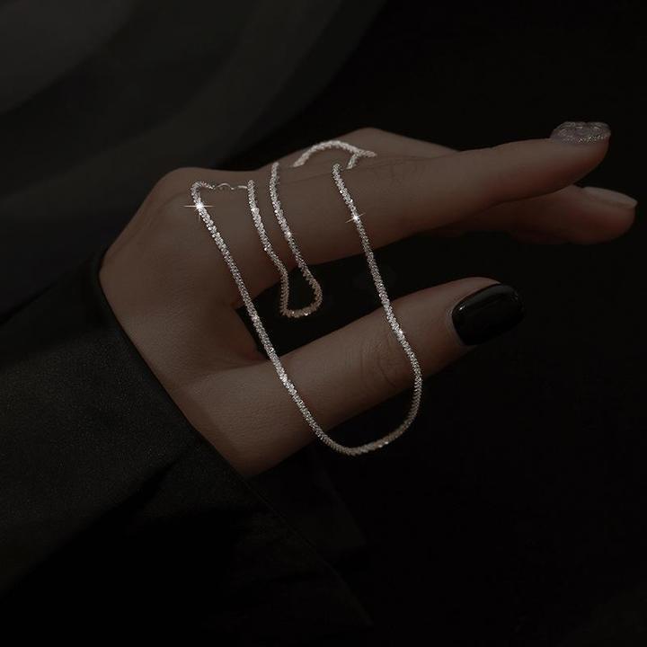 Zilveren Dubbele Ketting Set Dames - Elegant