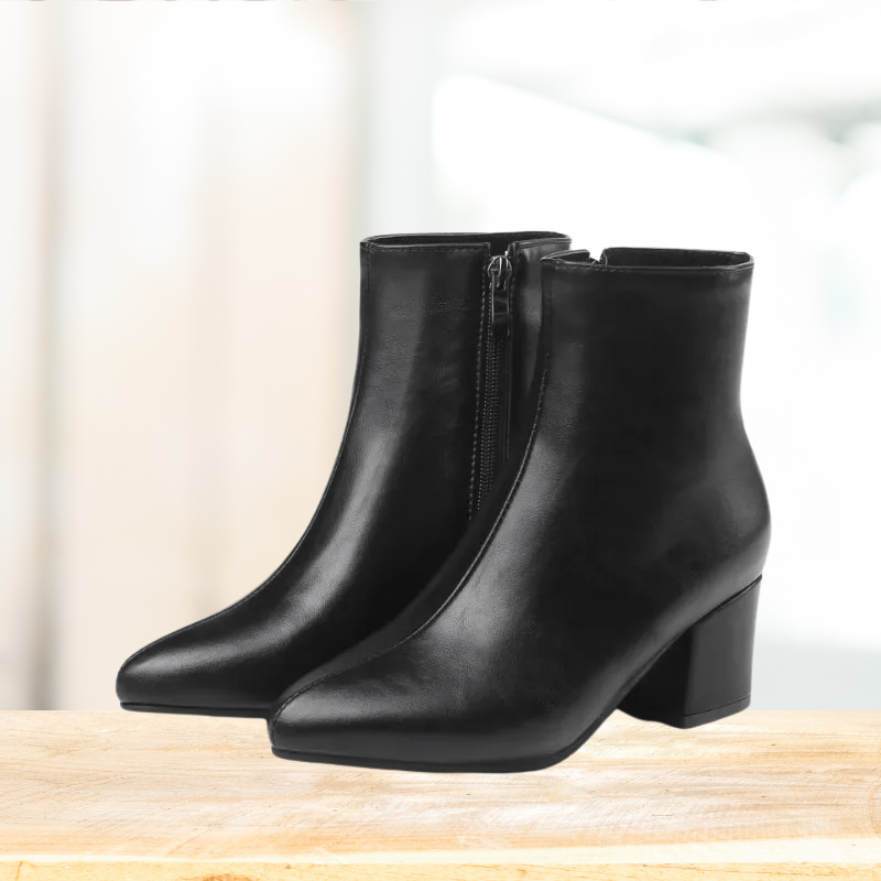 Zilveren Enkellaarsjes Dames - Stijlvol Comfort