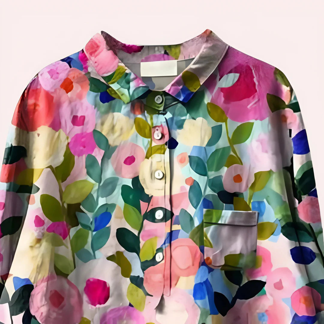 Zomerse Damesblouse met Bloemenprint
