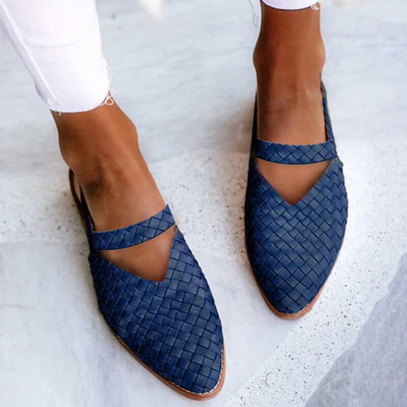 Zomerse Gevlochten Damessandalen - Elegant Comfort
