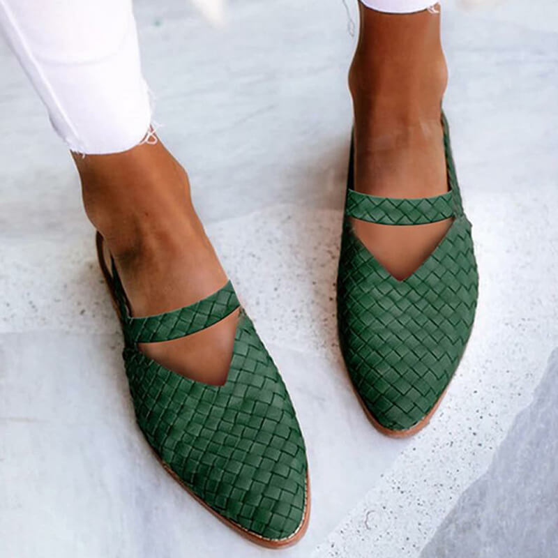 Zomerse Gevlochten Damessandalen - Elegant Comfort