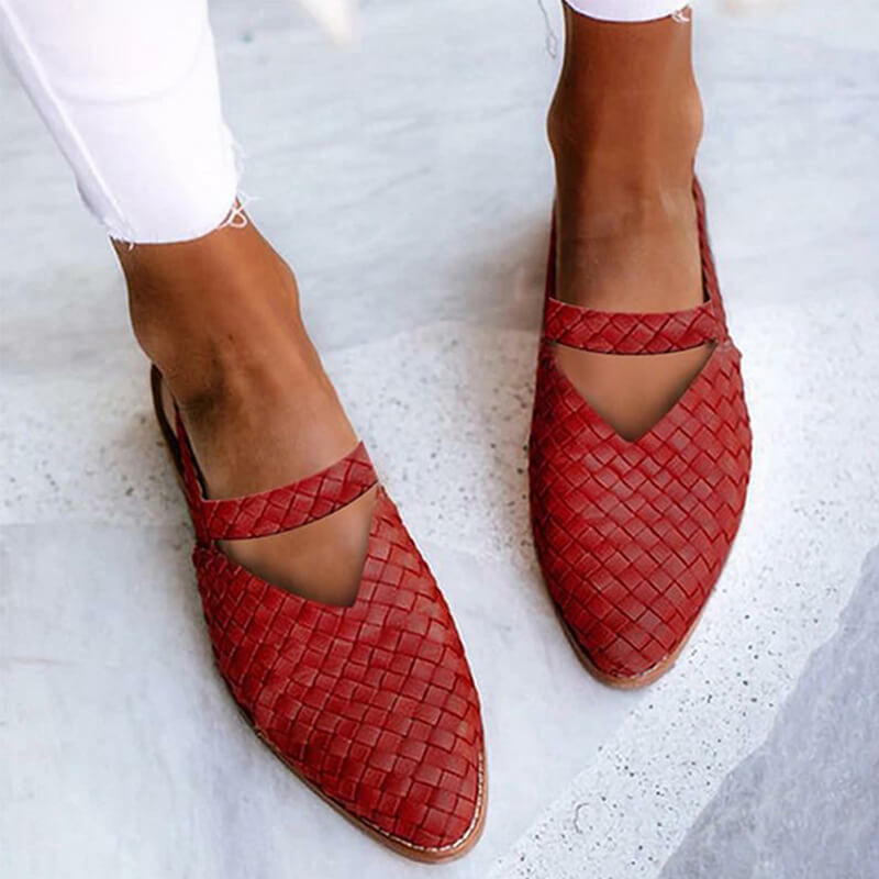 Zomerse Gevlochten Damessandalen - Elegant Comfort