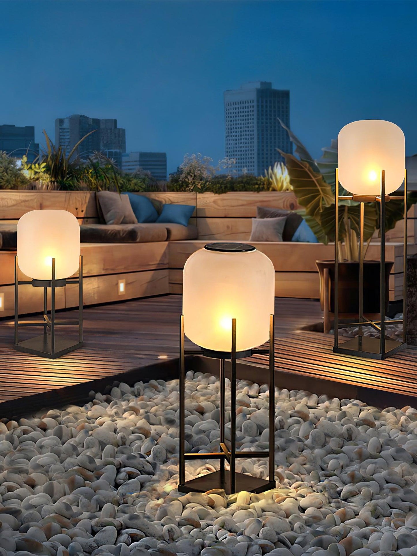 Zonne-energie Buitenlamp Roestvrij Staal - Waterdicht