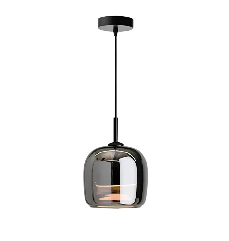 Zwarte Glazen Hanglamp Elin - Scandinavisch Glas