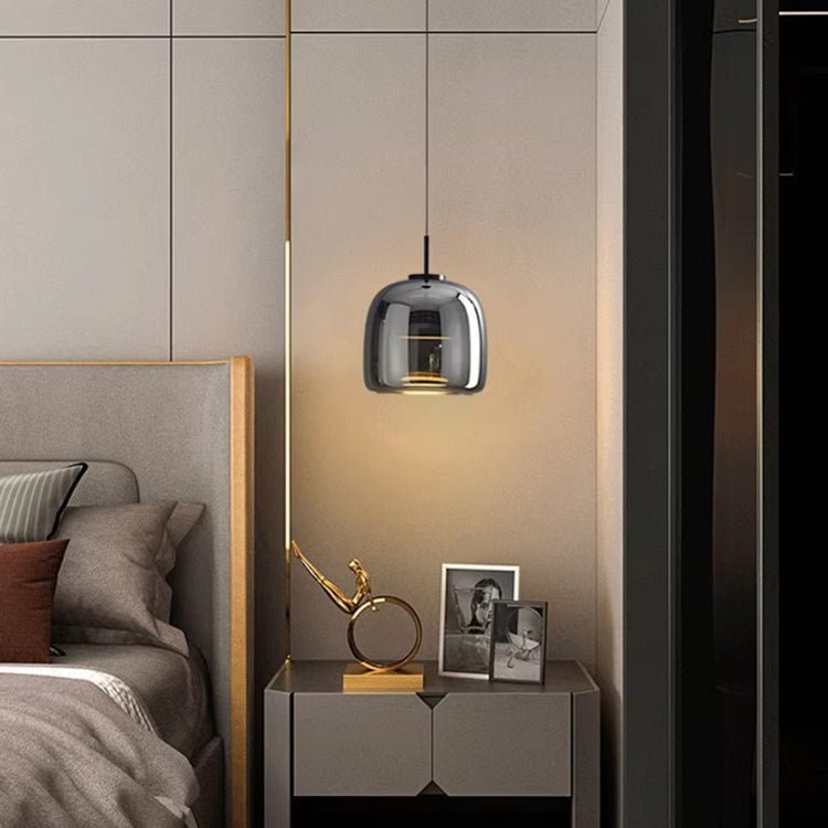 Zwarte Glazen Hanglamp Elin - Scandinavisch Glas