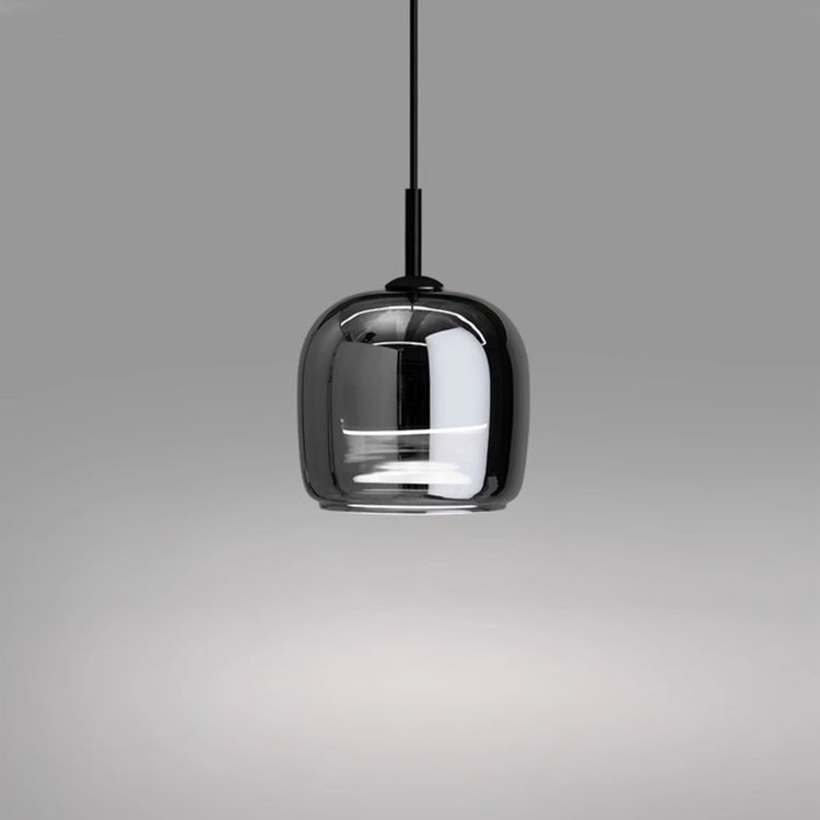 Zwarte Glazen Hanglamp Elin - Scandinavisch Glas