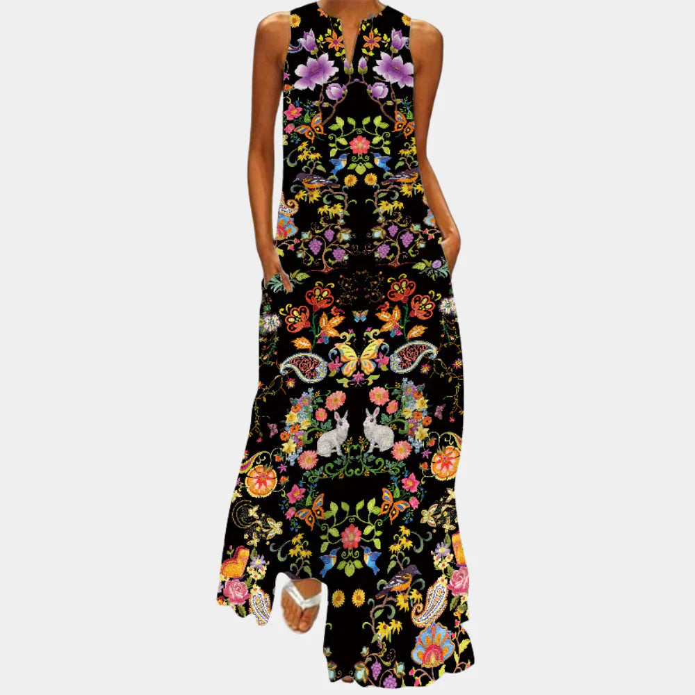 Zwierige Zomerjurk met Bloemenprint
