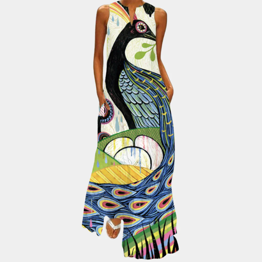 Zwierige Zomerjurk met Bloemenprint