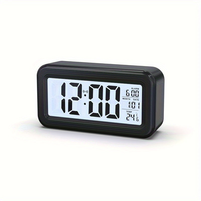 Reloj despertador digital Tampa con pantalla de temperatura