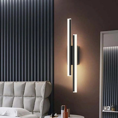 LineGlow – Lámpara de pared LED moderna con diseño de tira de luz larga