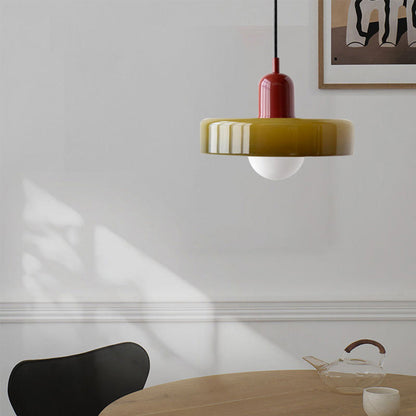 Bauhaus Hanglamp – Gekleurd Glas Stijlvol Design