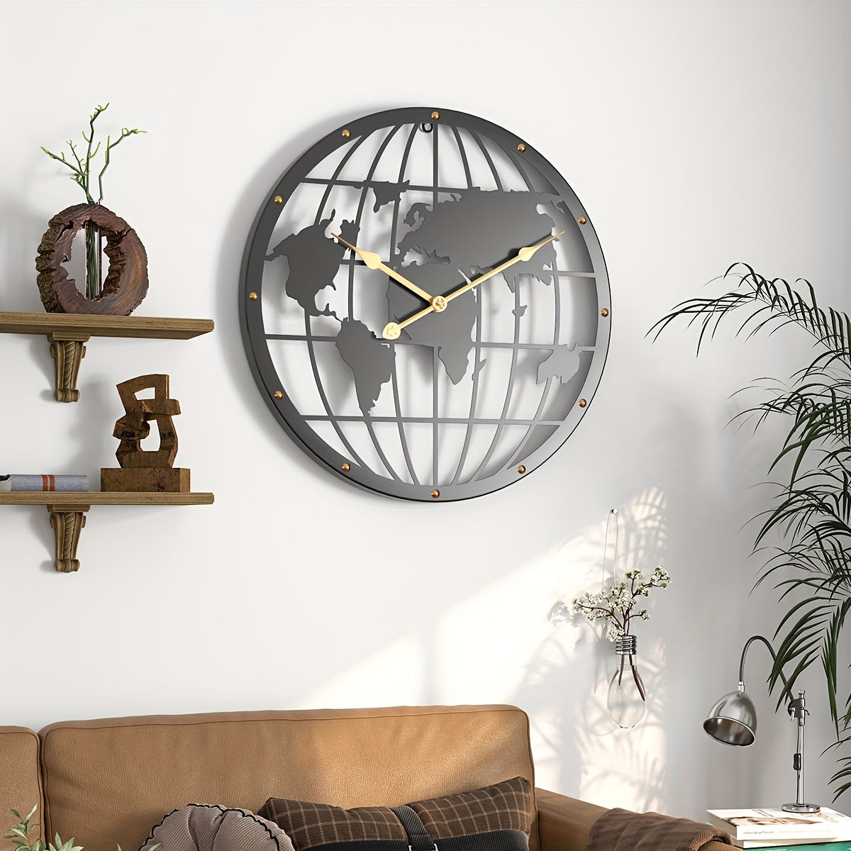 Calme el elegante reloj de pared para un interior moderno