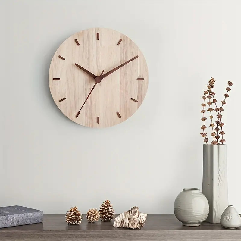 Reloj de pared minimalista elegante de zafiro